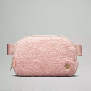 Lululemon Athletica Blush Pink Sherpa Everywhere 
Belt Bag 1L Women’s